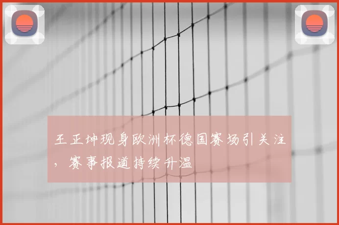 王正坤现身欧洲杯德国赛场引关注，赛事报道持续升温