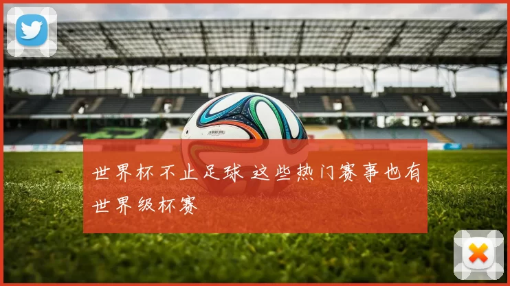 世界杯不止足球 这些热门赛事也有世界级杯赛